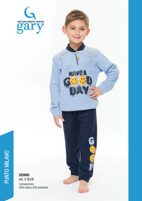 PIGIAMA BAMBINO M/L S30082 Tellini S.r.l. Ingrosso Abbigliamento